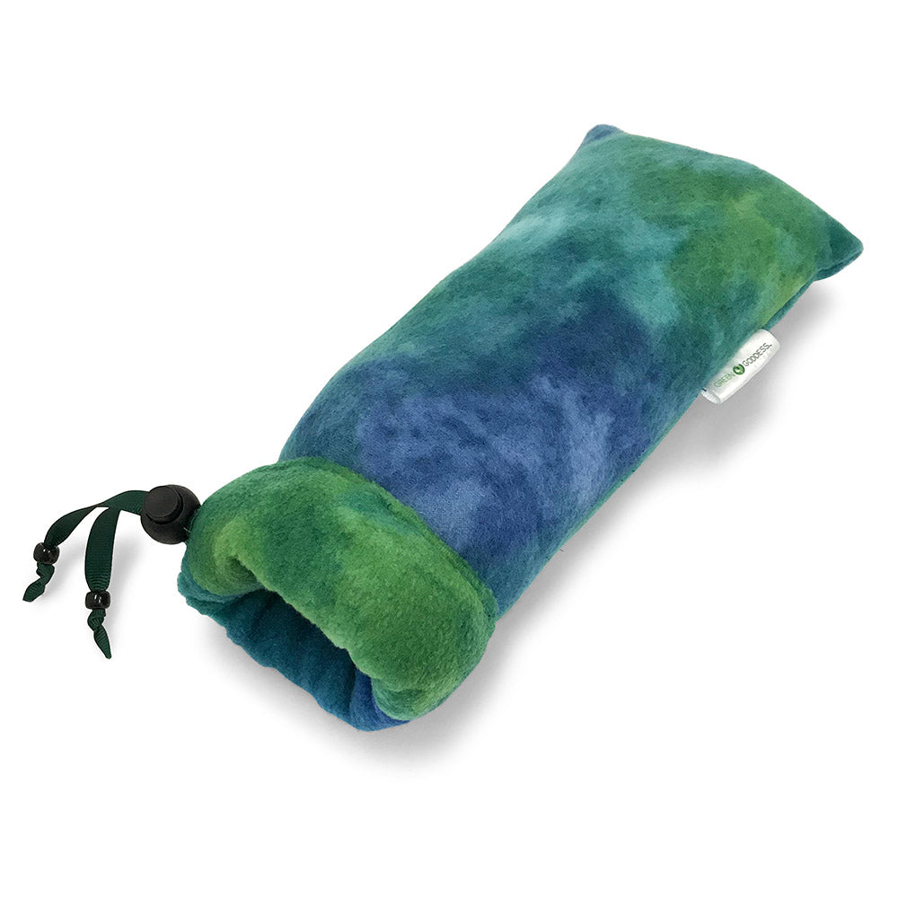 11" Padded Fleece Pipe Pouch - Large, Blue-Green TieDye