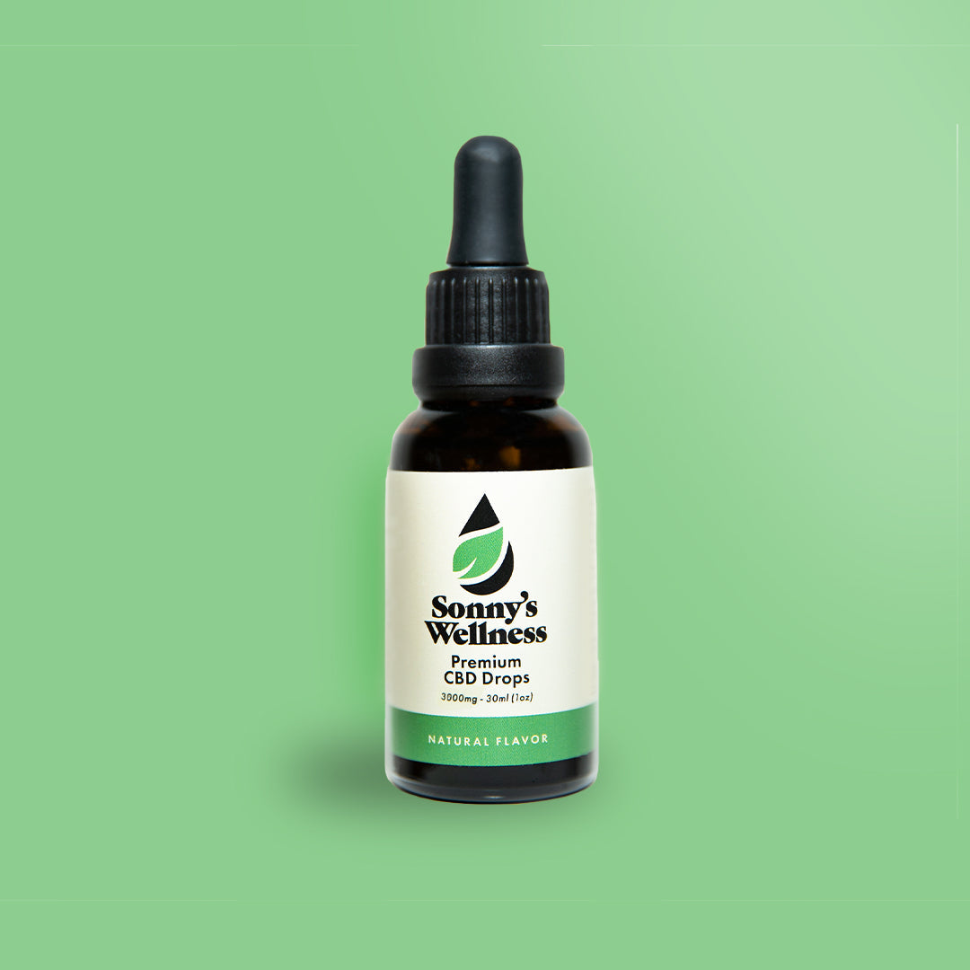 Natural CBD Drops - 3000 mg